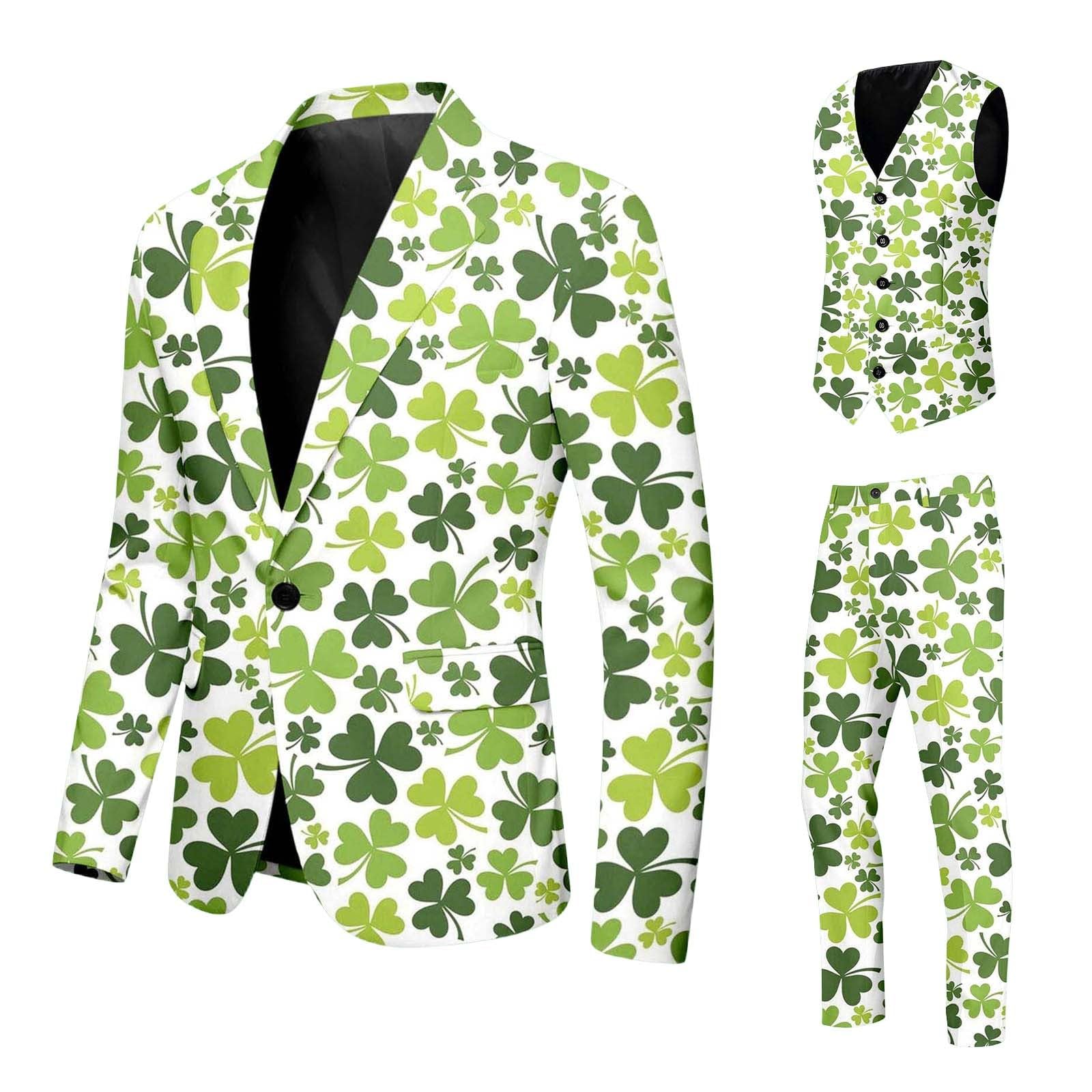Robe de soirée Saint Patrick ensemble 3 pièces galbant festif