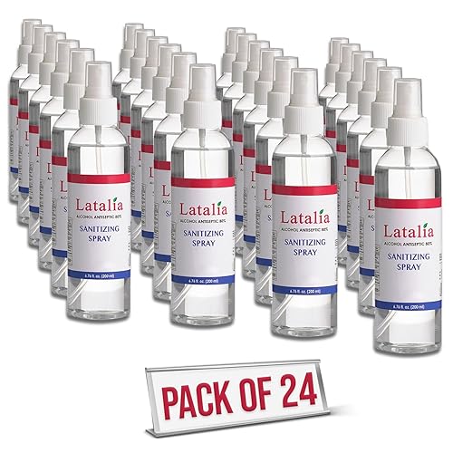 Latalia Spray desinfectante de manos – Spray desinfectante de manos sin perfume para manos y superficies, ideal para el hogar, la oficina y viajes