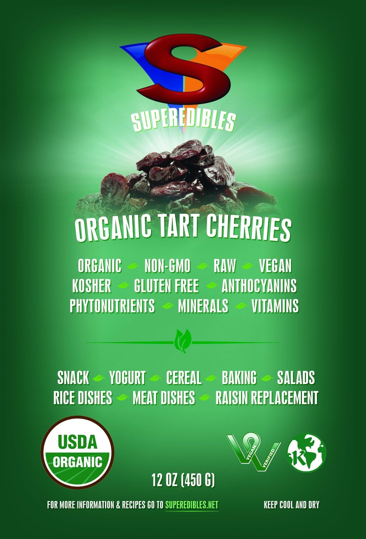 Organic Sour Cherries Organic Tart Cherries