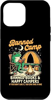 iPhone 15 Pro Max Camping Lover Banned Camp Banned Books & Happy Campers Case