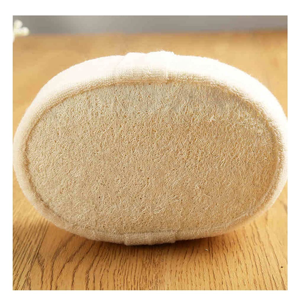 Asciugamano Esfoliante Spugna Loofah Scrubber Corpo Esfoliante, Tamponi e Spugne Loofah Naturali per Set da Bagno, Spugna Loofa Scrubber per Bagno e Doccia Guanti Esfolianti