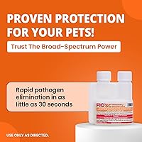 Vista 5 de F10 SC - Desinfectante y limpiador veterinario concentrado para perreras, caja de arena, jaulas, terrarios, hábitats, prácticas veterinarias - 3.4
