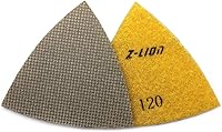 Vista 5 de Z-Lion Almohadillas de lijado triangulares de diamante para herramientas oscilantes (4 unidslote)