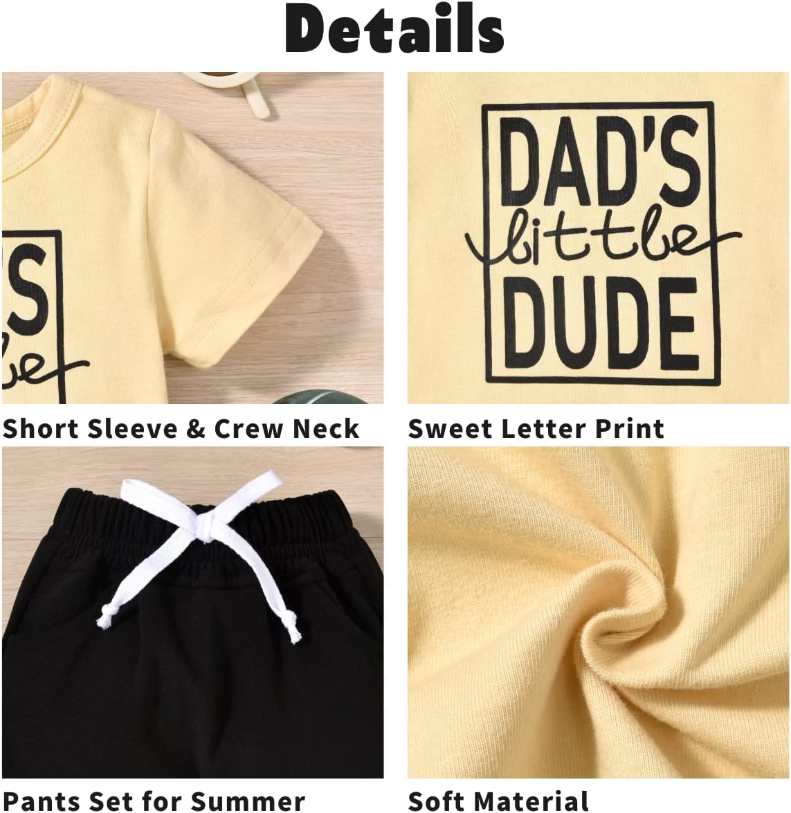 Aalizzwell Newborn Infant Baby Boys Summer Outfit - Image 4