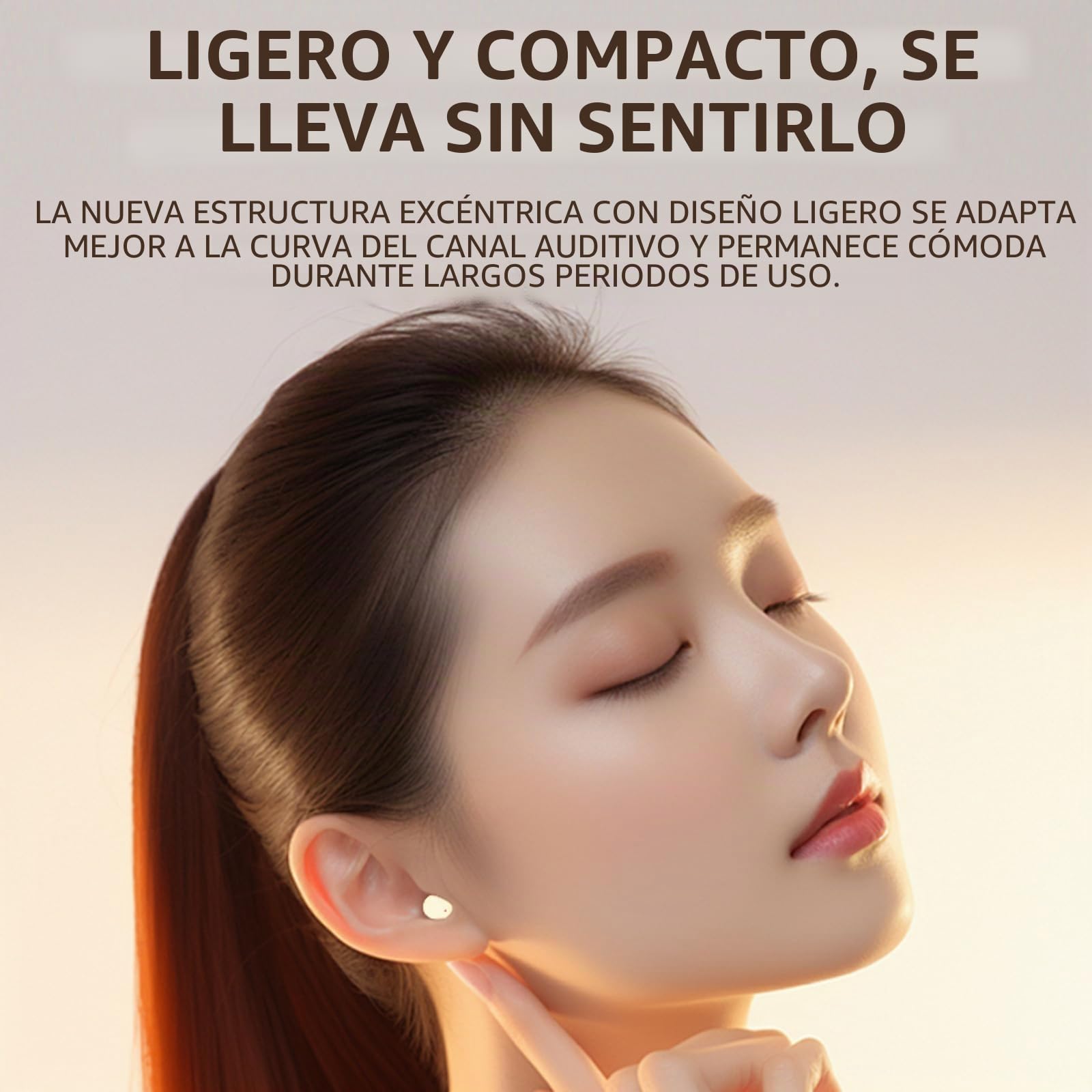 Xmenha Mini invisibles más pequeñosauricular Bluetooth in-ear auriculares inalámbricos para dormir en la oreja