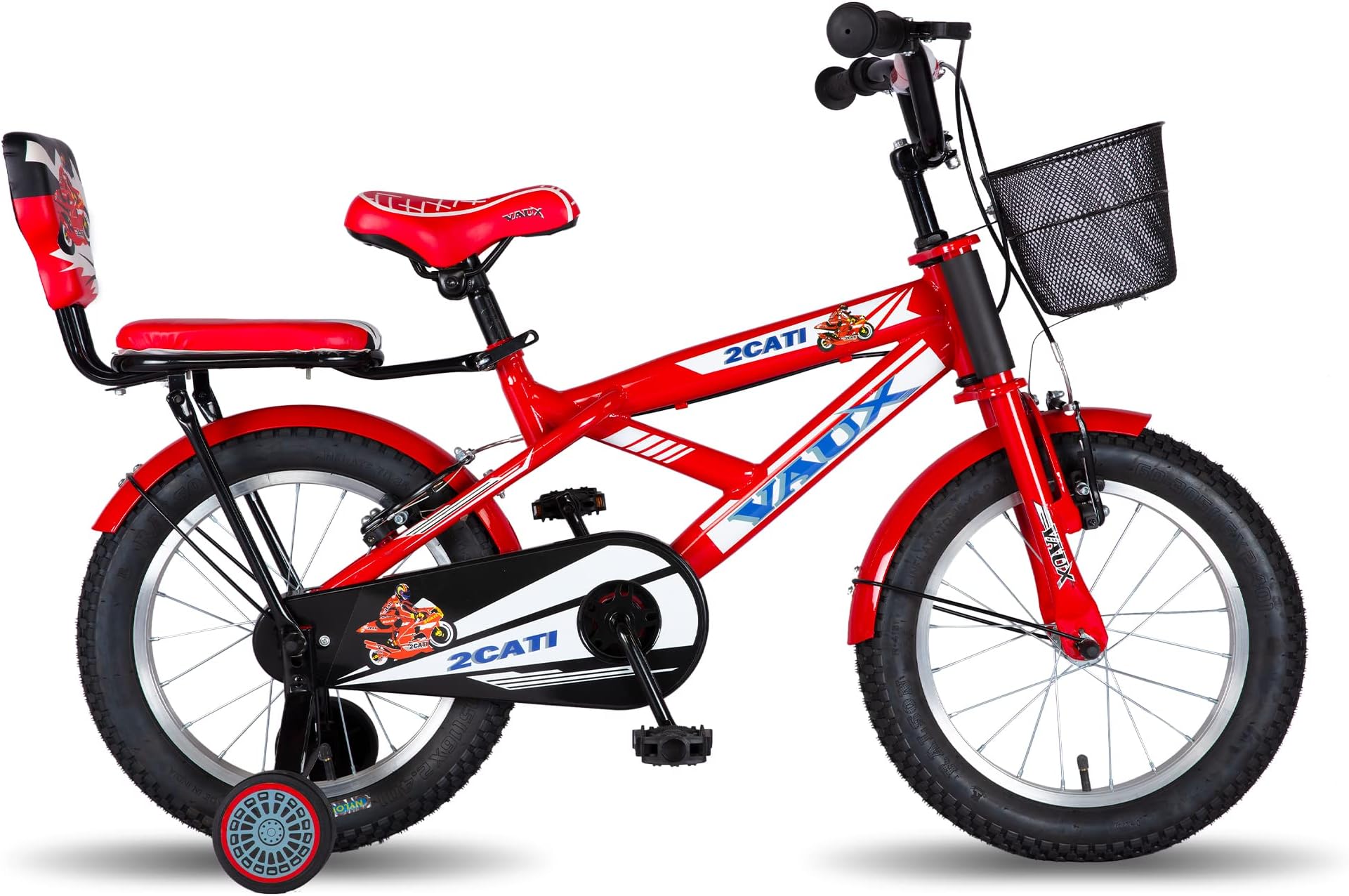 Vaux 16T 2Cati Bicycle for Boys (Red)