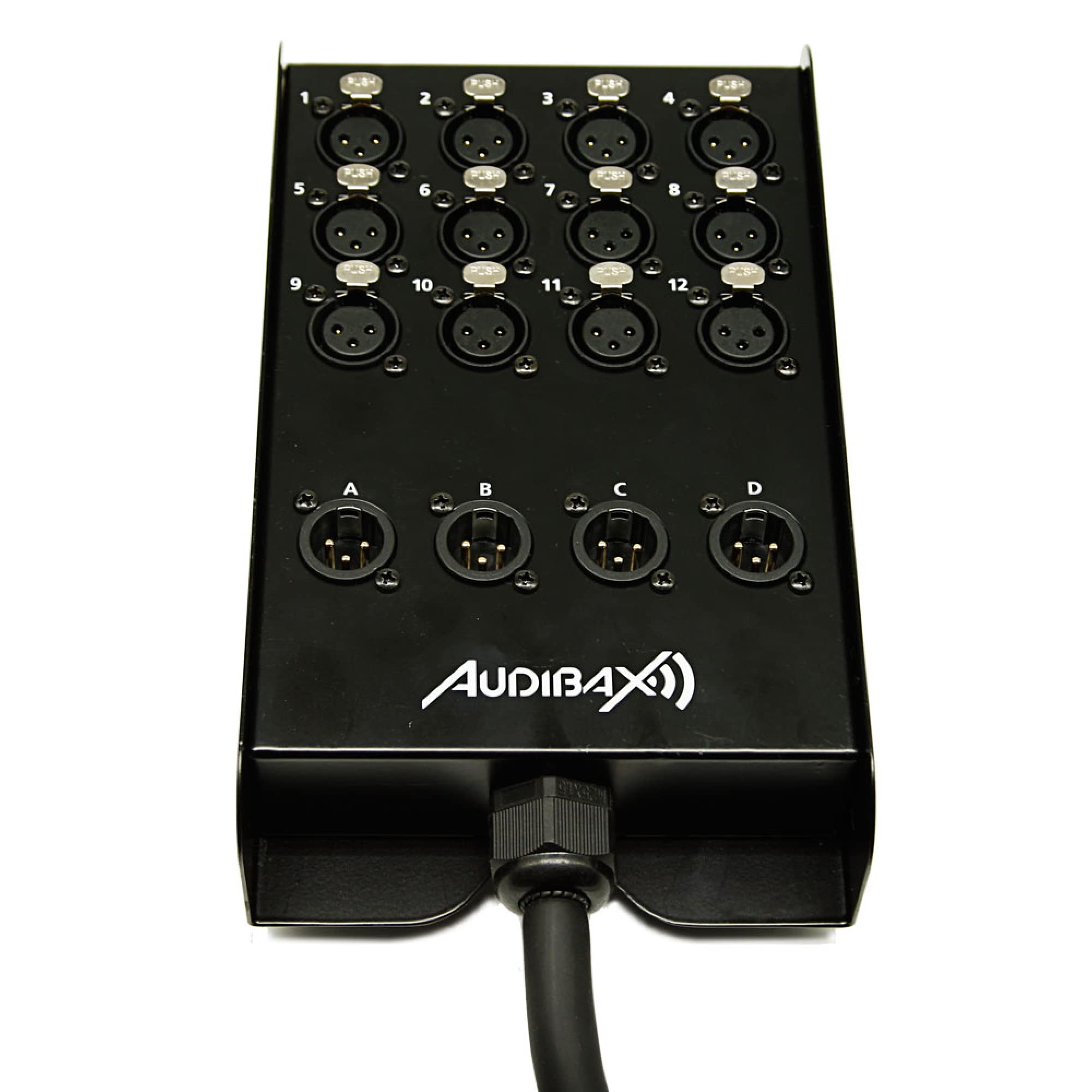 Audibax Cajetin Escenario 12 Entradas 4 Salidas 15 Metros