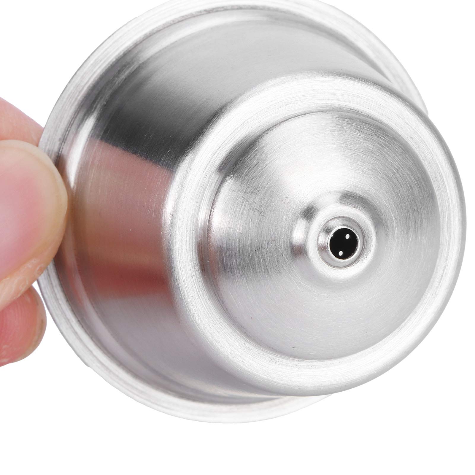 Taza de Filtro de Cápsula de café de Acero Inoxidable Reutilizable y Recargable Compatible con Suministro de Máquina de café Ecológica para Uso en el Hogar y la Oficina