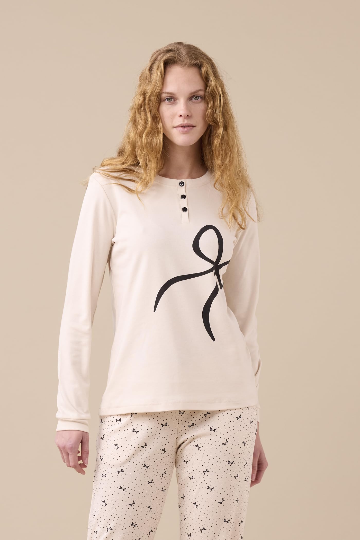 Noidinotte - Pigiama Donna Invernale Caldo Cotone