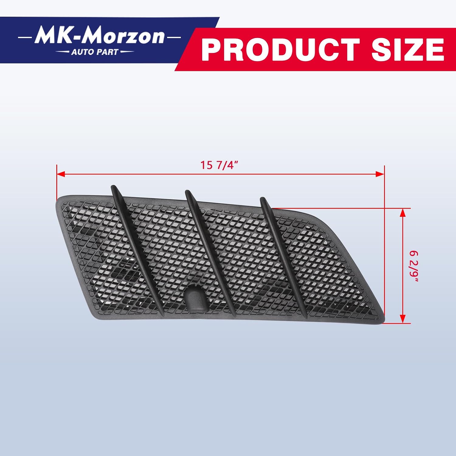 1648804305 Pair Hood Air Vents Grille Cover Fit for 2008-2011 Mercedes-Benz GL320 GL350 GL450 GL550 ML320 ML350 ML450 ML550 ML63 AMG Replace# 1648804405