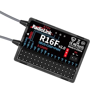 Amazon | Radiolink R16F 16チャンネル 2.4GHz RC受信機、長距離