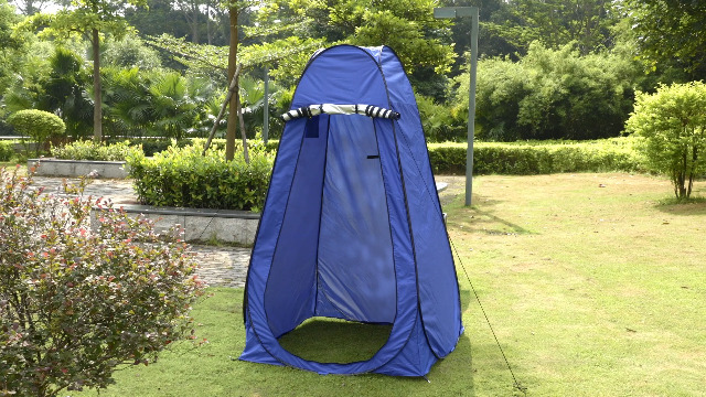 Folding Instructions Pop Up Toilet Shower Privacy Tent, Portable