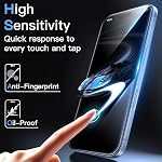 JETech Screen Protector for iPhone 17 6.3-Inch, Tempered Glass Film with Easy Installation Tool, 9H Hardness, Case-Friendly, 3-Pack