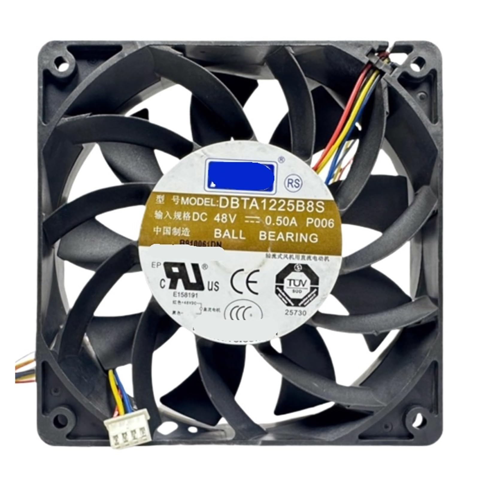 YMUGUEGH DBTA1225B8S 120mm 48V 0.5A Cooling Fan 12025 4500RPM