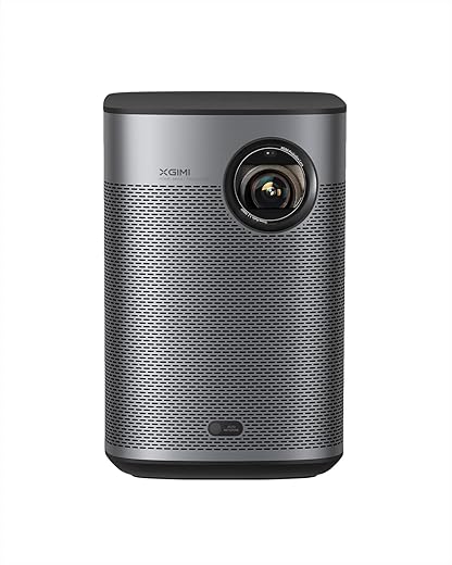XGIMI Halo+ 1080p FHD and LED-Powered Hyper-Focused 900 ANSI lumens HDMI & WiFi Connectivity Smart Portable Projector; Built in Android TV 10.0 and…