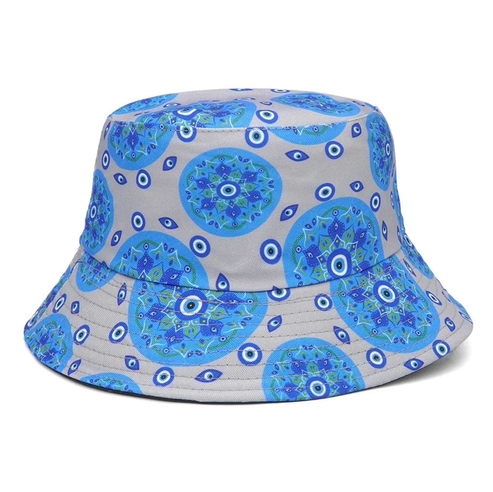 TRRYUIP Bucket Hat Bucket Hats Animal Letter Print Fisherman Hat Summer Sun For Women Men Reversible Fishing Cap(Color-21)