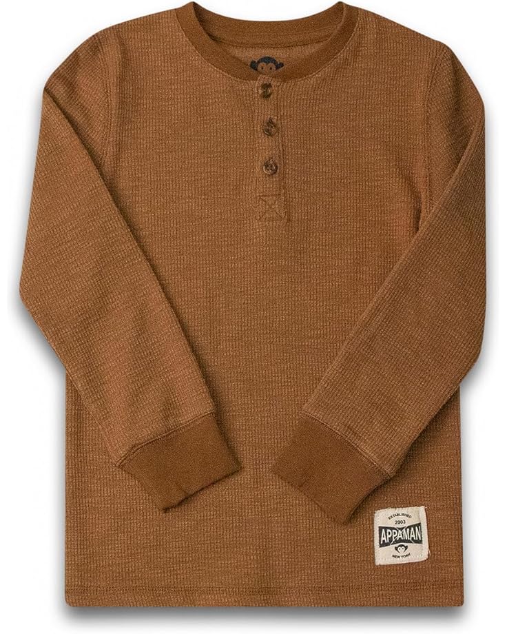 Appaman Kids Craftsman Thermal Henley (Toddler/Little Kid/Big Kid) - Main View
