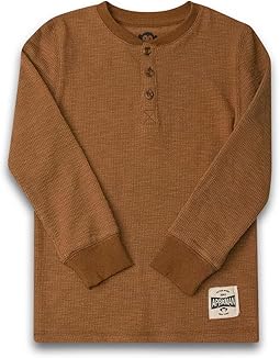 Craftsman Thermal Henley (Toddler/Little Kid/Big Kid)