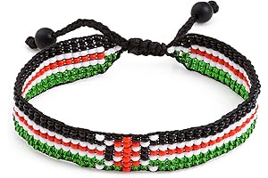Show Your Love and Support with Kenya Flag Bracelet
