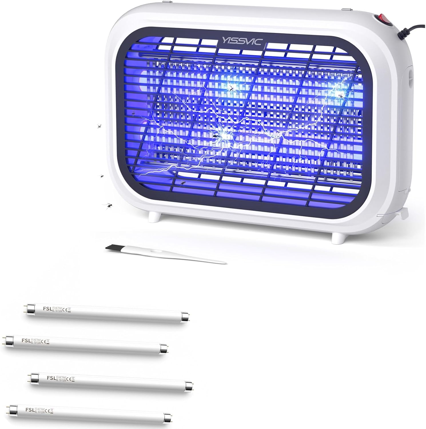 YISSVIC 20W Indoor Bug Zapper Plus Extra 4 Bulbs