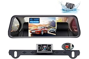 LK1 HD 1080P Backup Camera with License Plate Camera