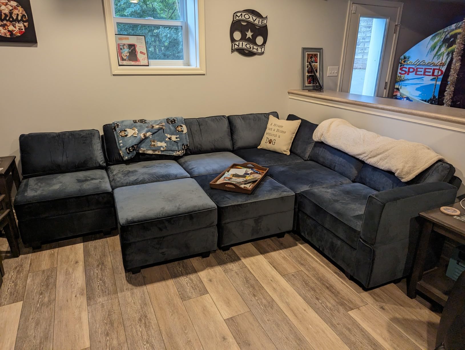 2/mo Finance Belffin Modular Sectional Sofa with Storage Seat