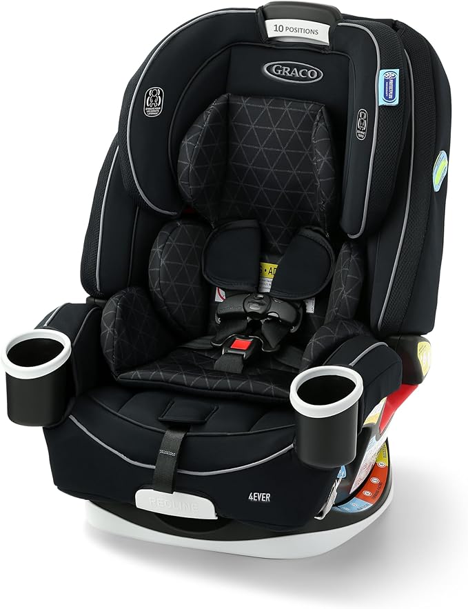 Graco 4Ever All-in-One Convertible Car Seat, 4-in-1 Baby to Big Kid Car Seat from 1.8-54 kg (4-120 lb), ProtectPlus Engineered, Drew