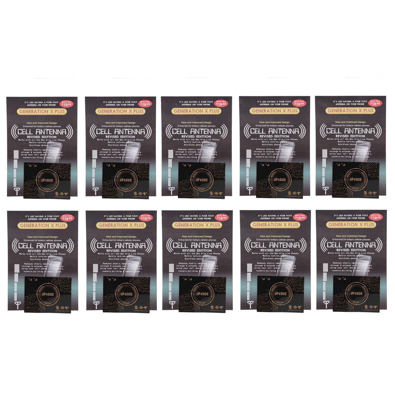 10pcs Phone Signal Stickers, Antenna Stickers with Self Adhesive Installation, for Ships Elevators Cars Buildings Tunnels Mountains