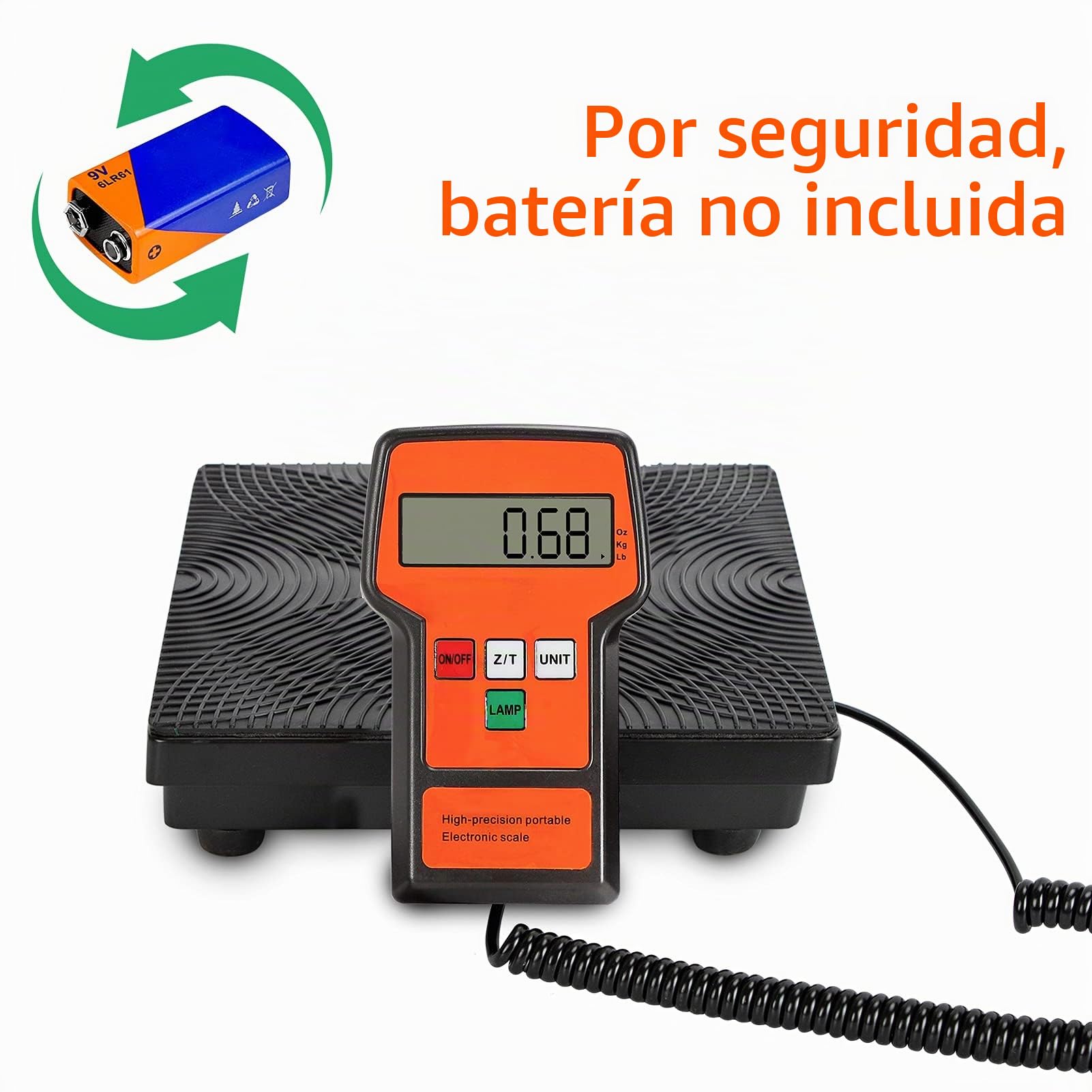 Báscula Electrónica Refrigerante 100KG, Pesadora de Carga de Refrigerante Escala para HVAC y AC, Estuche de transporte incluido，apta para la carga y el reciclaje de R32 y R454B