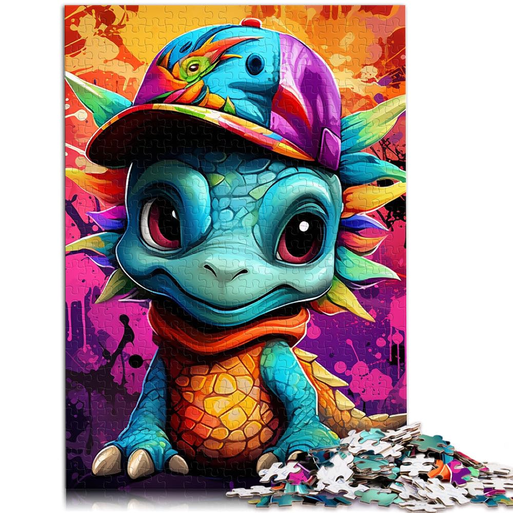 Puzzle pour Adultes 2000 pièces Art Dragon Bébé Puzzle pour Jeu éducatif Défi Jouet Illustration Cadeau 27,56 po x 39,37 po pour Les 14 Ans