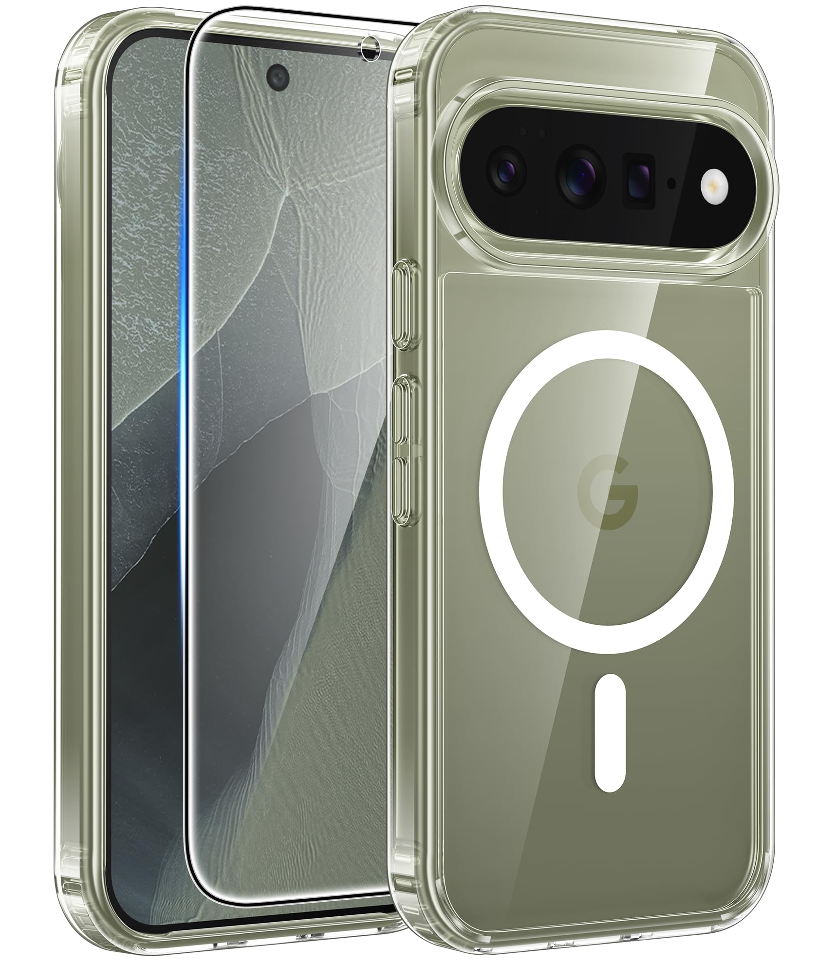 FNTCASE for Google Pixel 11 Pro XL Case, Fit for Magsafe, Screen Protector