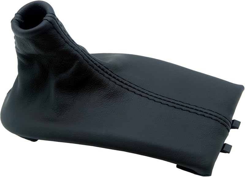Coifa da alavanca de câmbio manual em couro sintético preta Autoguru para Porsche Boxster, 911, 996 e 986 1997–2004 – 1 unidade