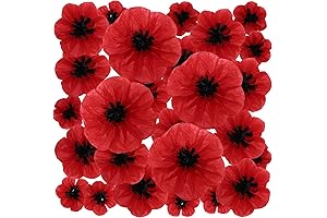 WILLBOND 18 Pcs Flores De Papel Para Dia De Muertos