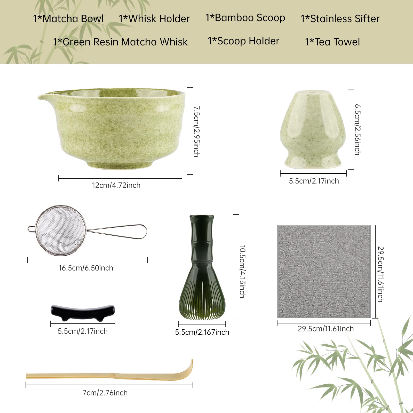 Kit d'usine de matcha fouet japonais en bambou biologique pour thé matcha ensemb Kit d'usine de matcha fouet japonais en bambou biologique pour thé matcha ensemb