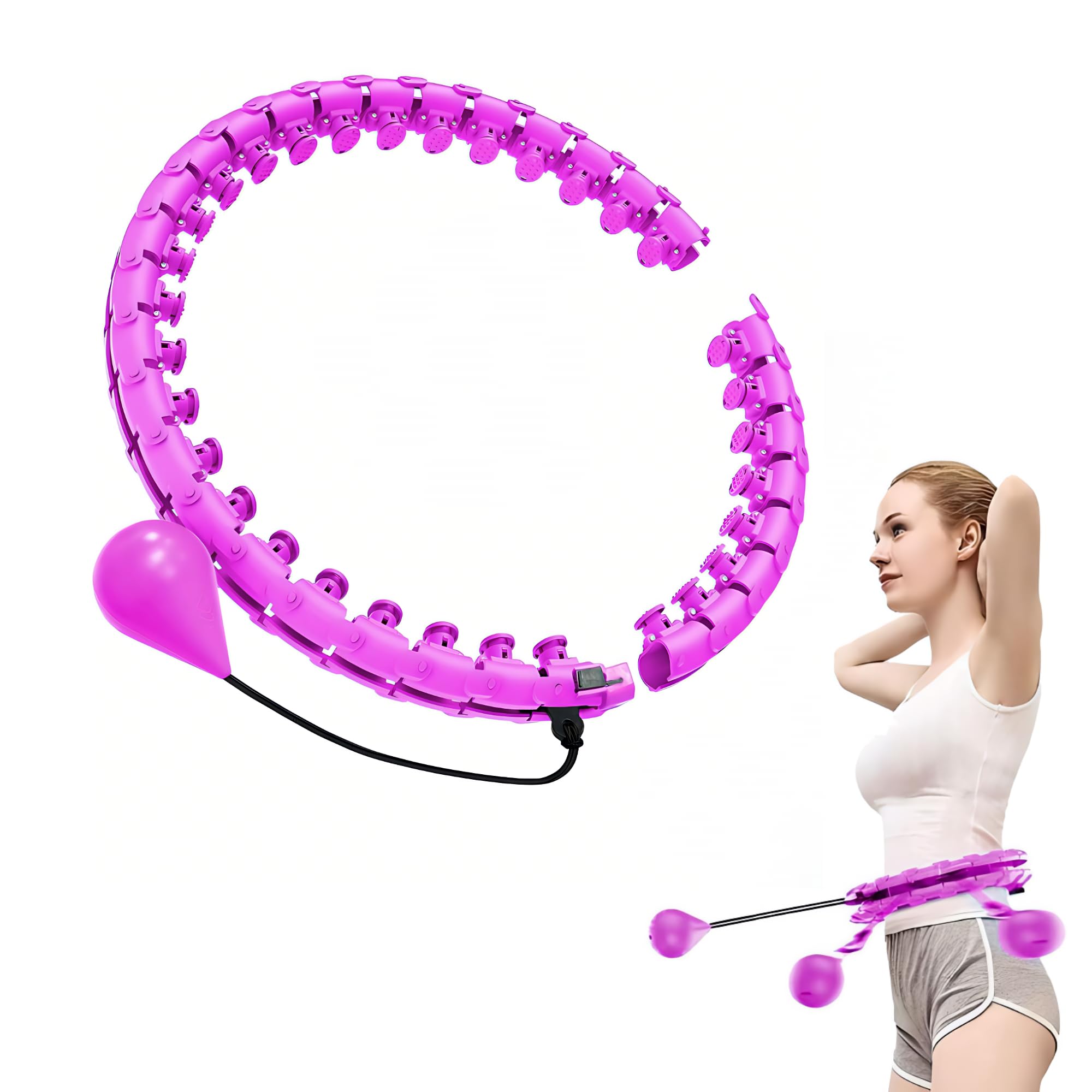 落ちないフラフープ Amazon | karonpeln フラフープ ダイエット 人気 スマート