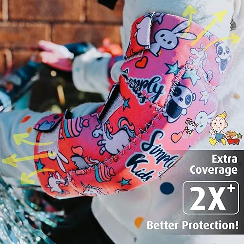 Vista 135 de Rodilleras y coderas para niños de estilo suave con guantes de bicicleta, equipo flexible resistente a los impactos para edades de 2 a 11 años