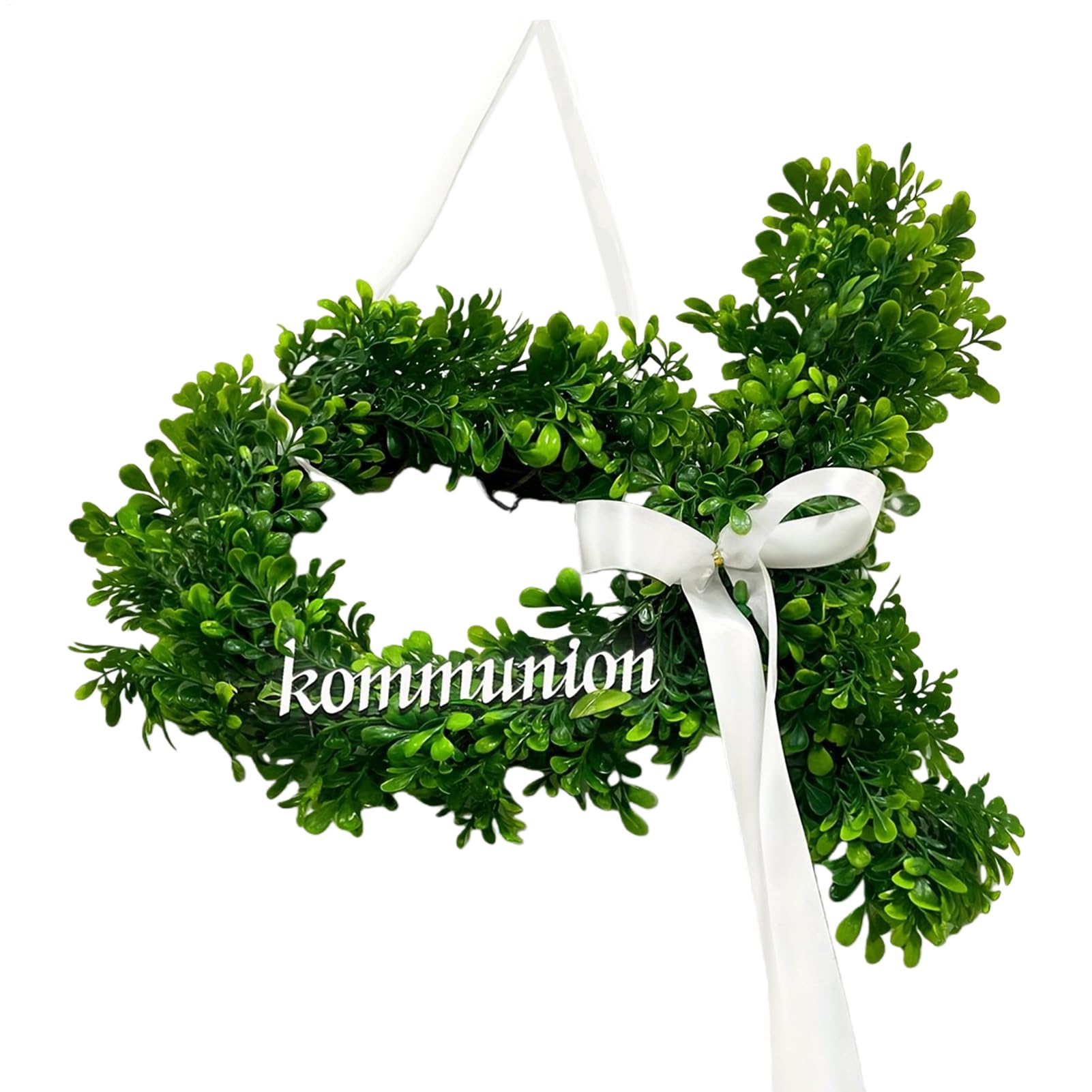 Couronnes de verdure toutes saisons et couronne de porte ronde en buis synthétique