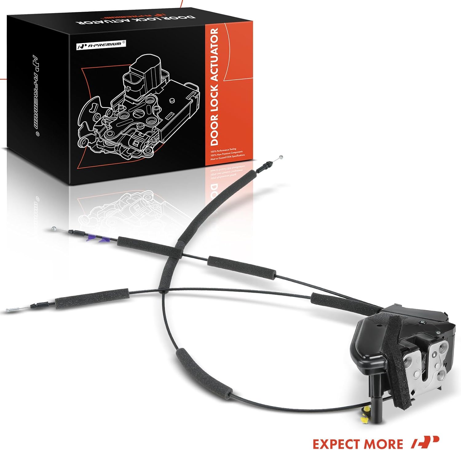 A-Premium Front Left Driver Side Door Lock Actuator Compatible with Nissan Versa Note 2014-2019 Hatchback, for Model Without Power Locks