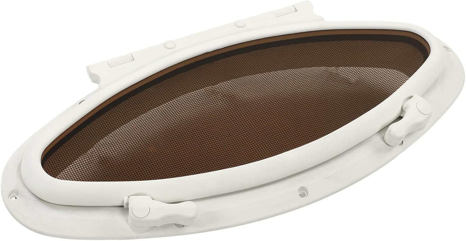 Marine Portlight Window Internal Opening UV Resistant Waterproof Oval Shape Boat Portlight Hatch Window for Yacht