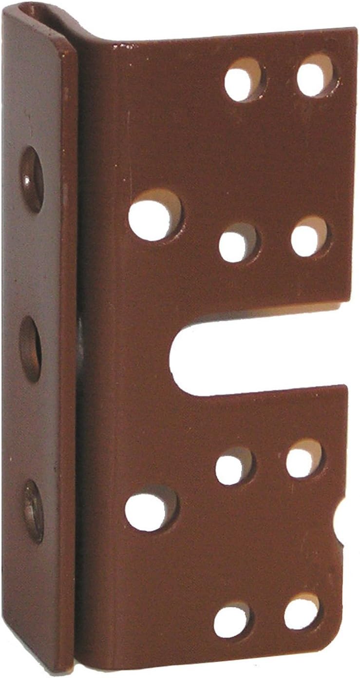 Bed Post Bracket for 2" Double Hook Slot Bed Plate and Rails 3-3/4" x 1-3/4" (4 Brackets)
