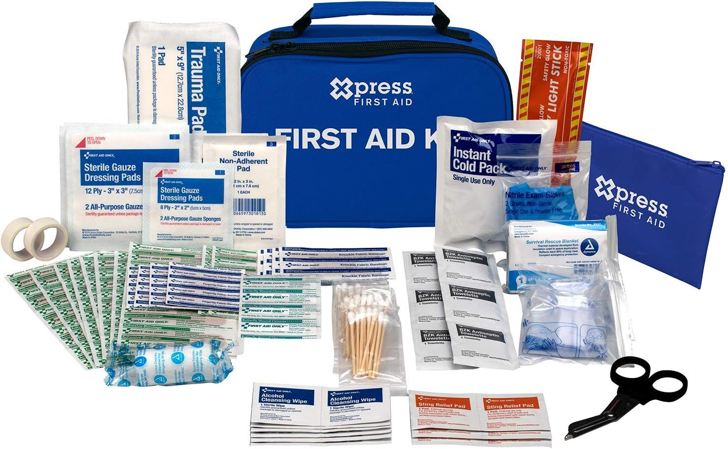 Xpress First Aid 156 Piece Multi-Purpose First Aid Kit