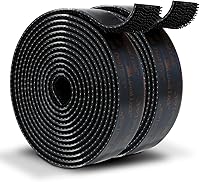 Vista 1 de 3M Dual Lock SJ3550A 1"×8ft Black 2 Pack Reclosable Fastener Mounting Tape Interlocking Mushroom Shaped Strong Adhesive Hook Lock Sticky Tape for