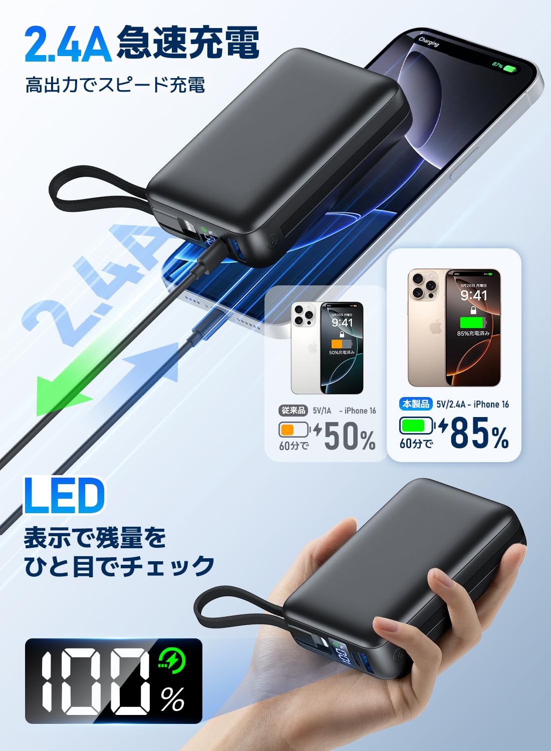 【大特価】モバイルバッテリー 大容量 50000mAh大容量·2025年最強進化 大特価】モバイルバッテリー 大容量 50000mAh大容量·2025年最強