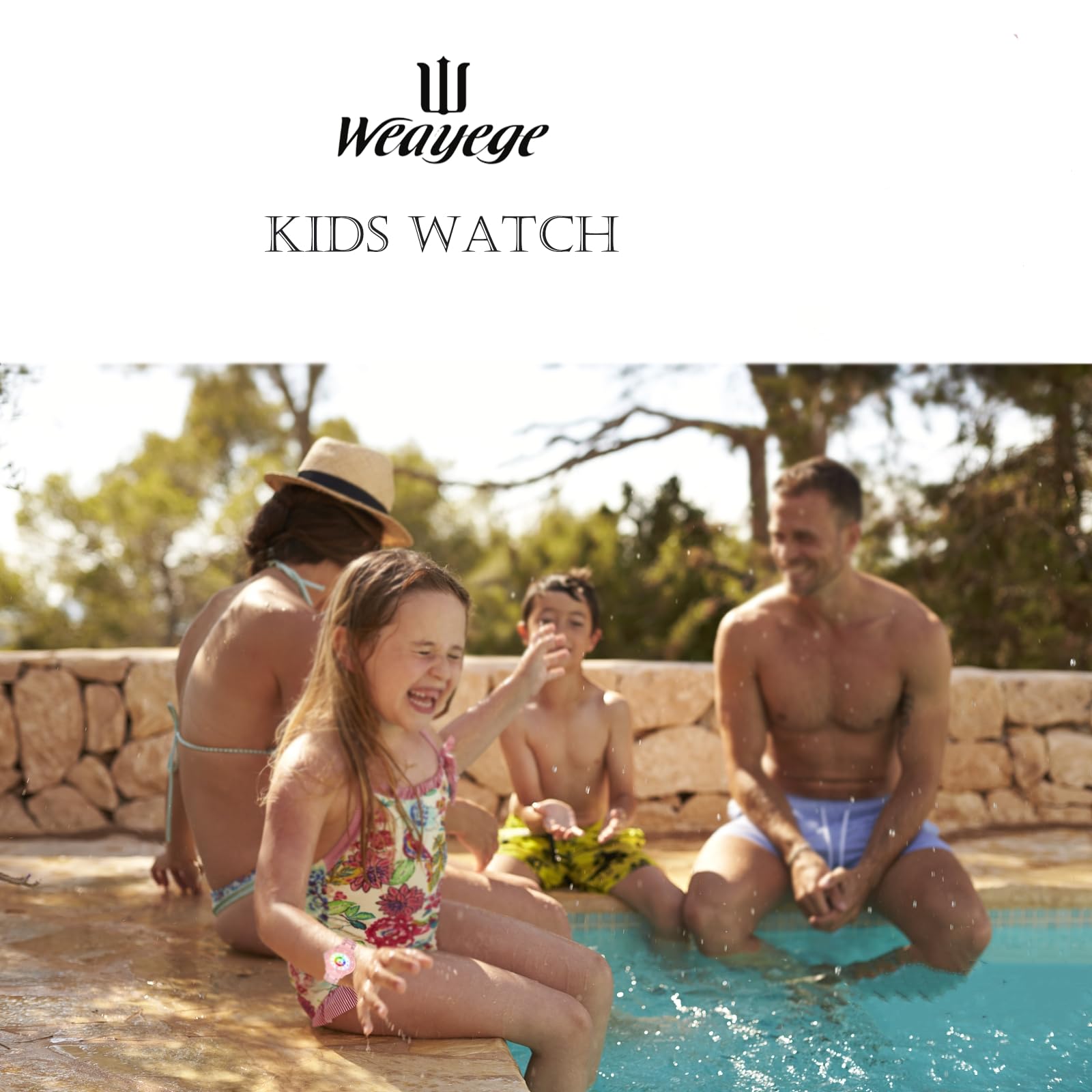 Reloj de Aprendizaje Infantil Niño Niña, Analógico Pulsera, Time Teacher, Cuarzo, Impermeable 3ATM