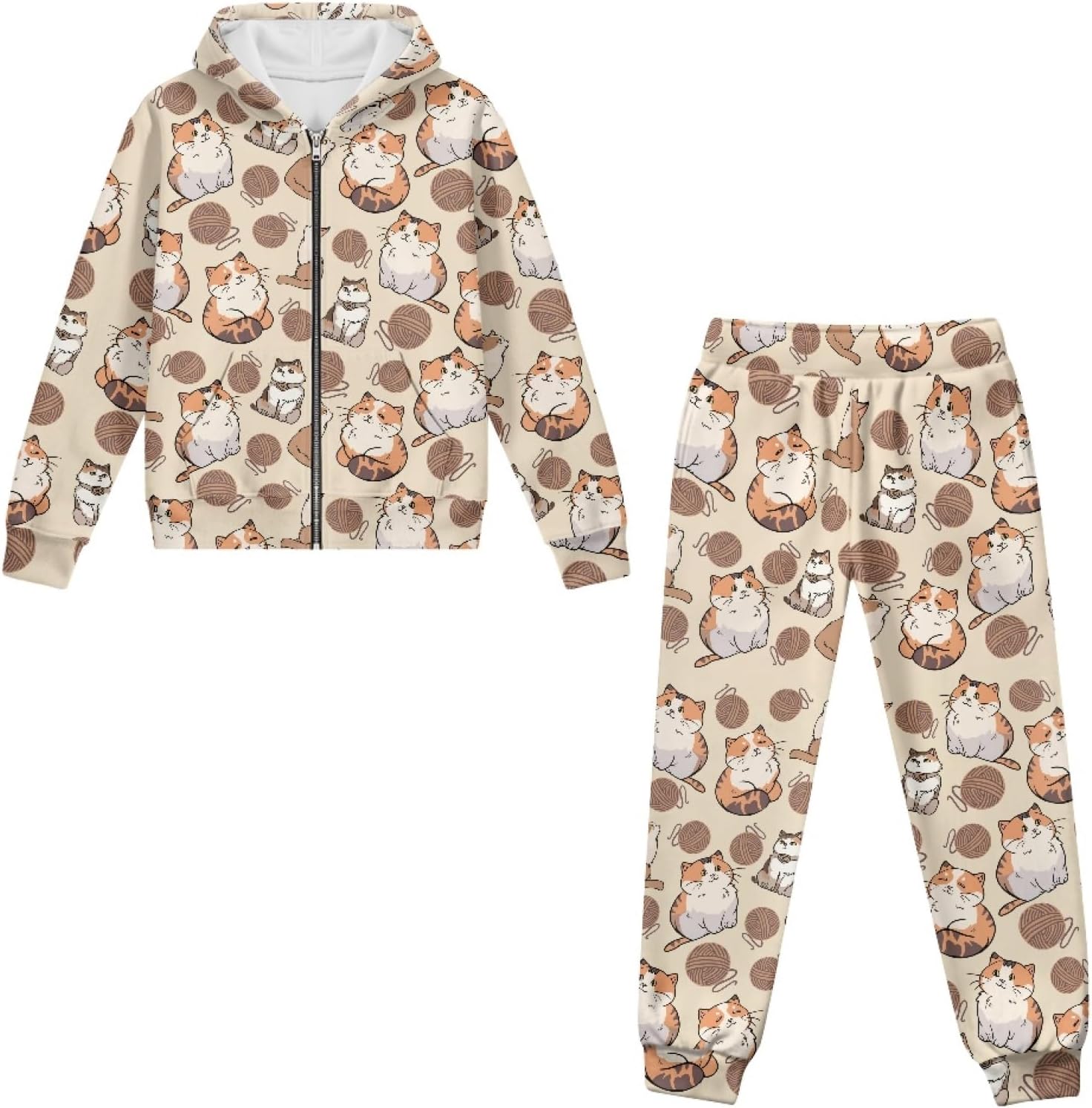 HUIACONG Children Sweat Set for Girls Boys Sweatsuits for Kids Tracksuits