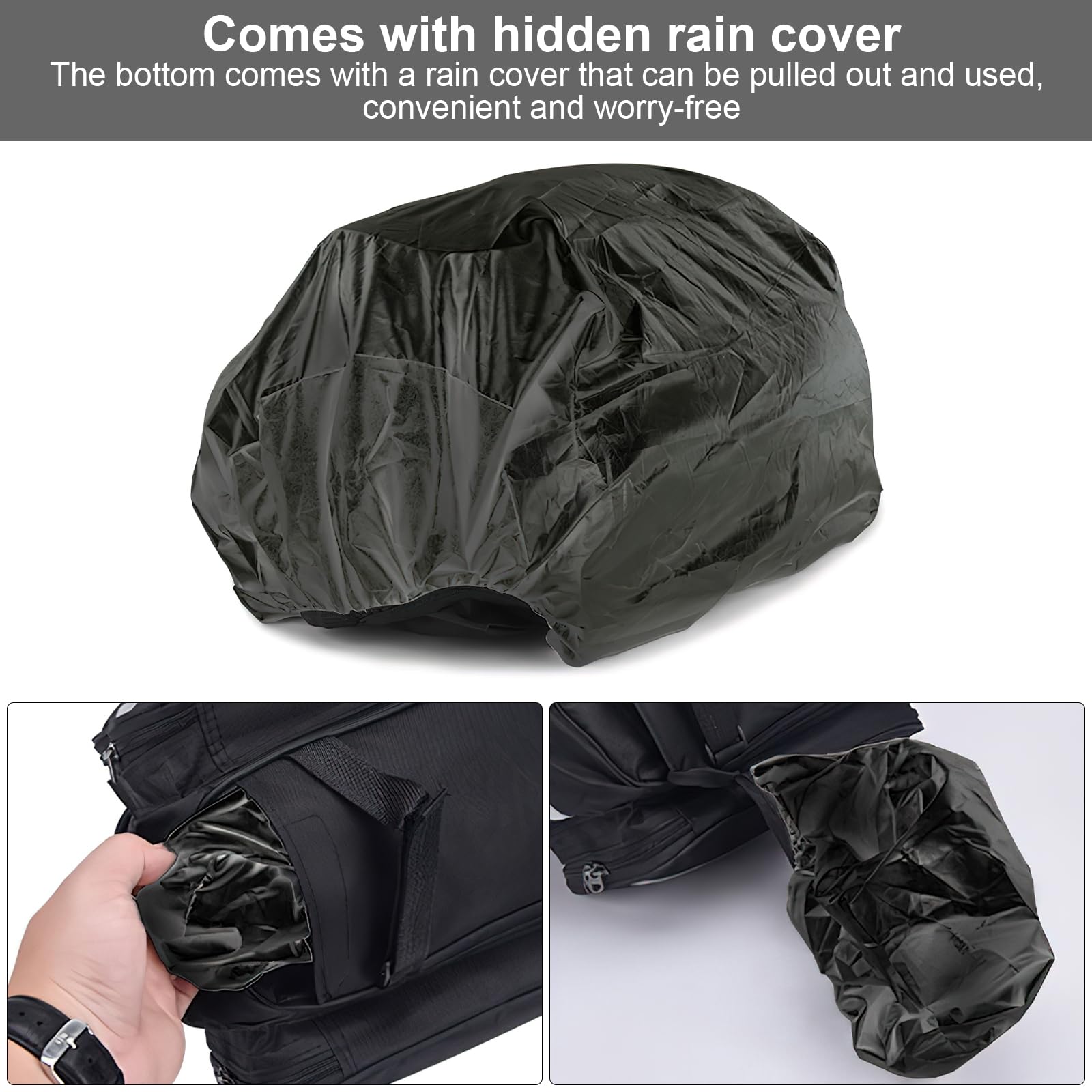 Borsa Portabagagli Per Bici - 10-27 Litri, Impermeabile, Riflettente, Per MTB E Viaggi - Foto 8