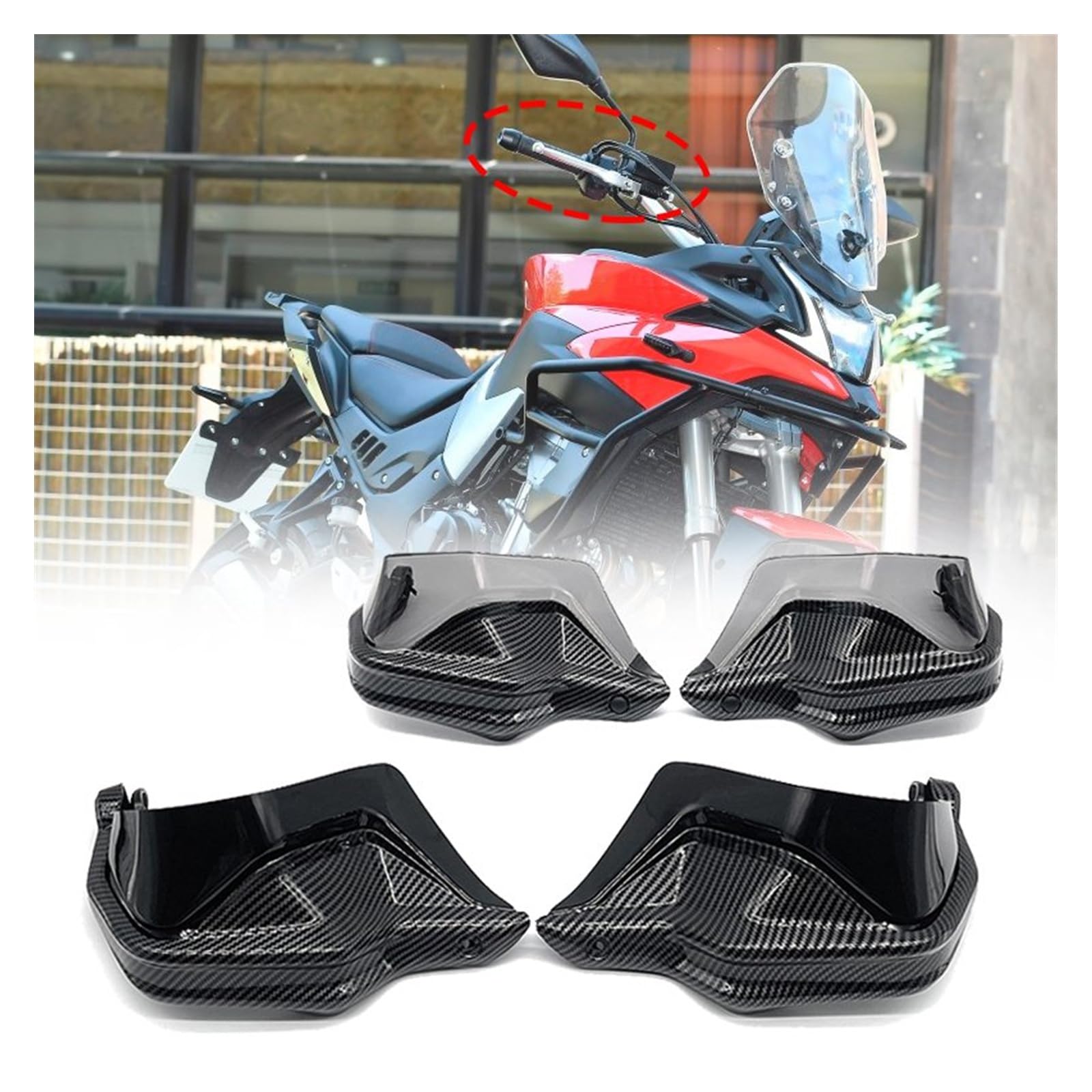 Stuur Handbescherming Motorfiets Handkappen Voor LONCIN Voor Voge 650