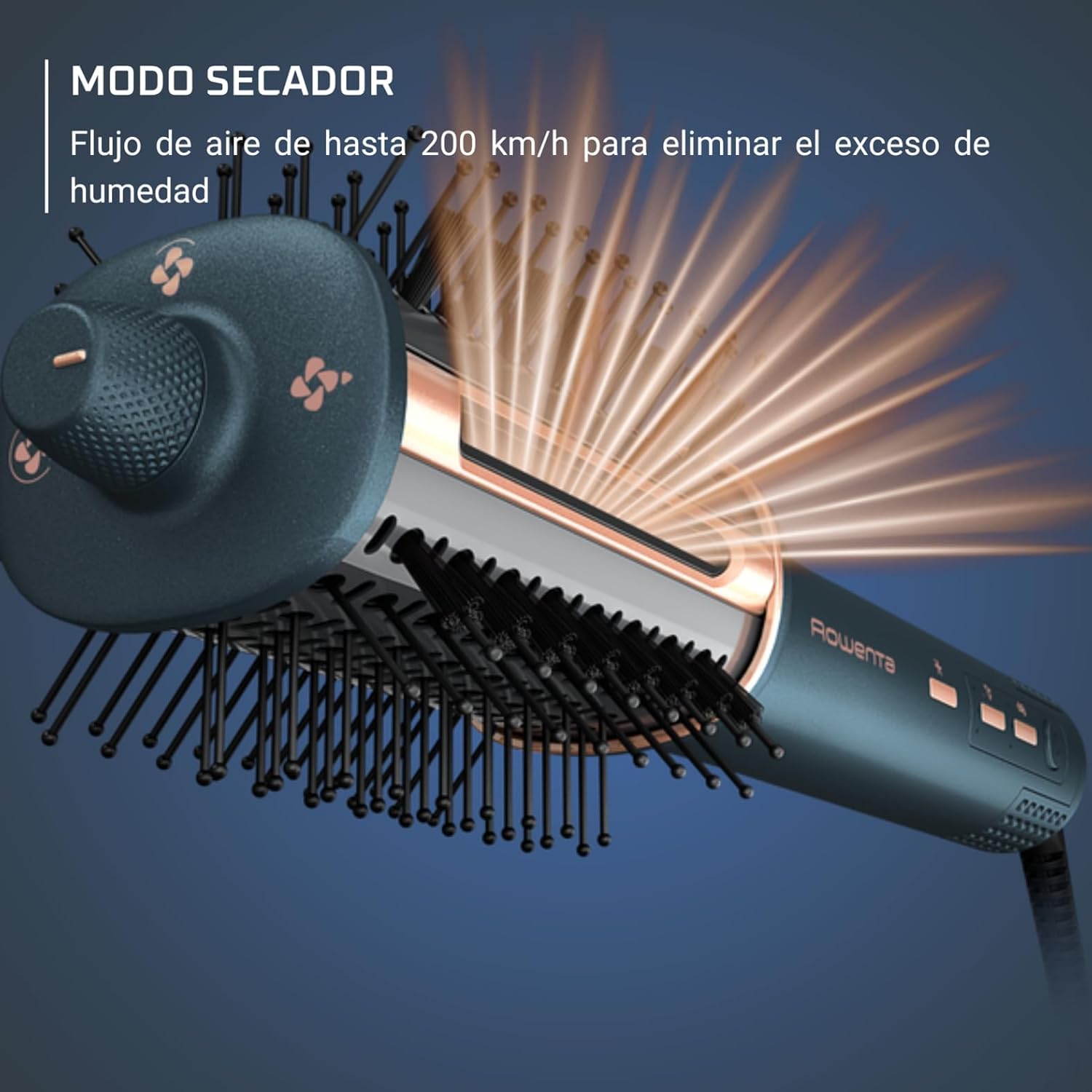 Rowenta Air Brush 3D 3 en 1 Secador Cepillo Caliente UB9720E0