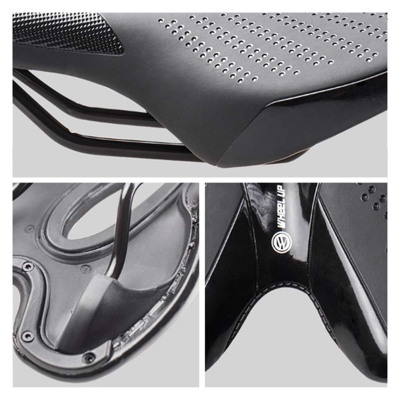 Coprisella Bici，Coprisella Cyclette 2CPS New Carbon Fiber Road MTB Sella Sella Uso Materiale del Carbonio Pad Elastico Traspirante Super Light Cuscini in Pelle Bicycle Accessory