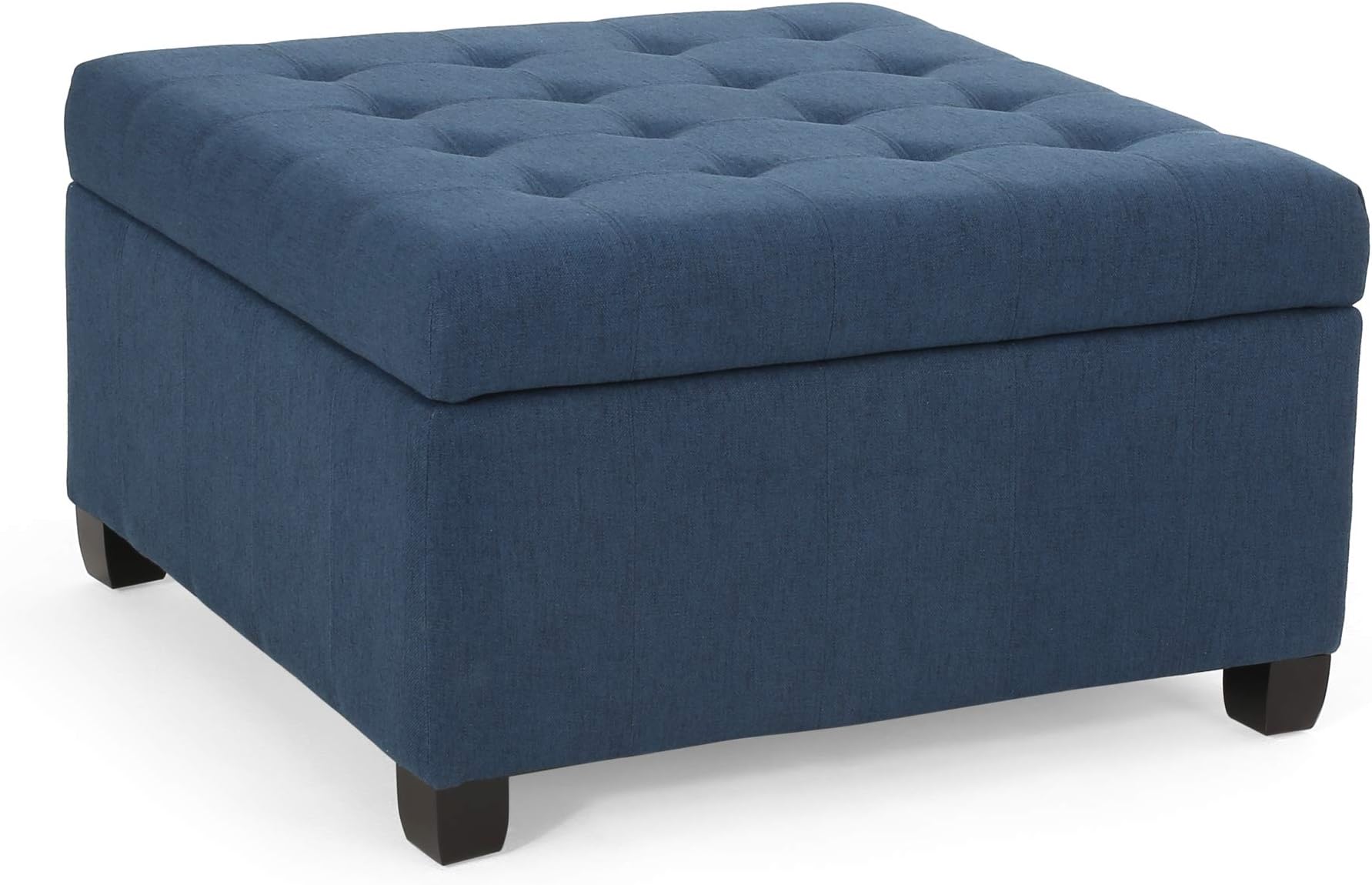 Hedda Tufted Fabric Storage Ottoman